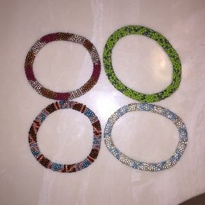 Lily & Laura Bracelets (Glass Beaded Bracelets)